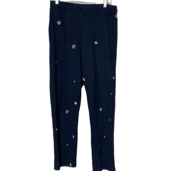 Madewell Pants - Madewell MWL Floral Embroidered Sweatpants